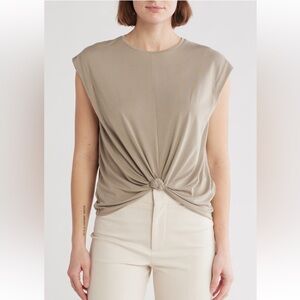 rag & bone Jenna Knotted Muscle Tee shirt top sage women’s medium NWT